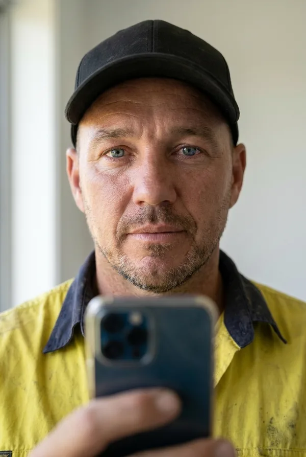 Generated close-up of the same person